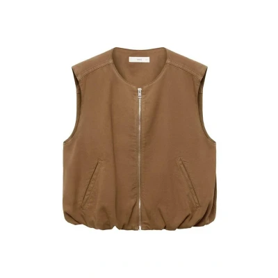 Afbeelding van Mango gilet bruin
