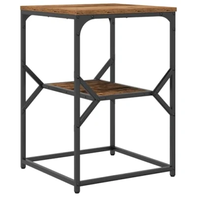 Afbeelding van vidaXL Oud hout Massief gerecycled en staal Compact Opslag