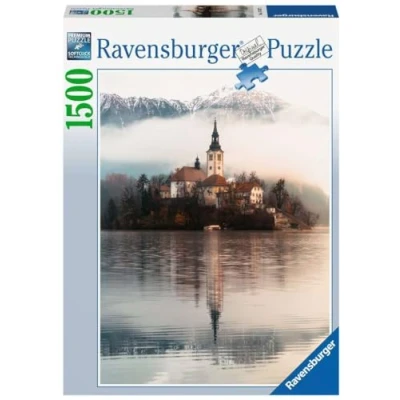 Afbeelding van Ravensburger Puzzle 17437 Die Insel der Wünsche, Bled, Slowenien 1500 Teile für Erwachsene und Kinder ab 14 Jahren