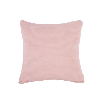 Afbeelding van Present Time Sierkussen Zigzag Knitted Zachtroze