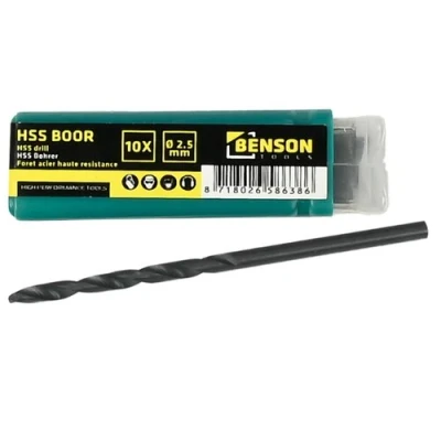 Afbeelding van Benson HSS Metaal Boor 2.5 mm 10 stuks