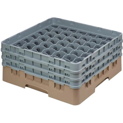 Afbeelding van Cambro Camrack vaatwaskorf met 49 compartimenten max. glashoogte 17,4cm