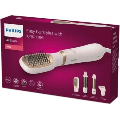 Afbeelding van Philips BHA310/00 Heteluchtborstel, 800 W, 2 snelheden, roze