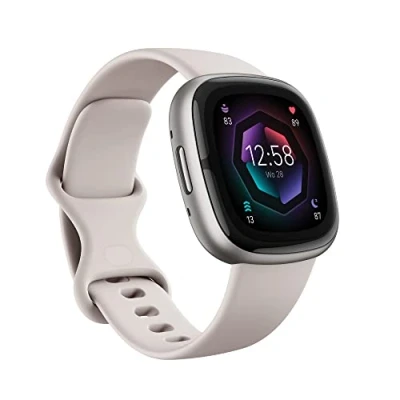Afbeelding van Fitbit Sense 2 Zilver/Wit