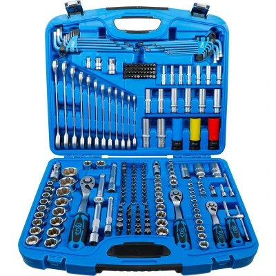 Afbeelding van BGS Dopsleutelset golfprofiel 1/4&quot; / 3/8&quot; 1/2&quot; 218 delig