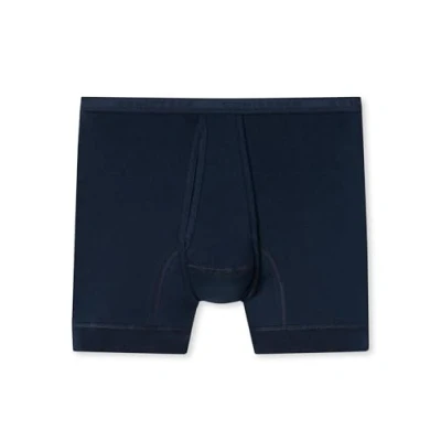 Afbeelding van SCHIESSER Original Feinripp boxer (1 pack) heren onderbroek kort met gulp fijnrib marine Maat: M