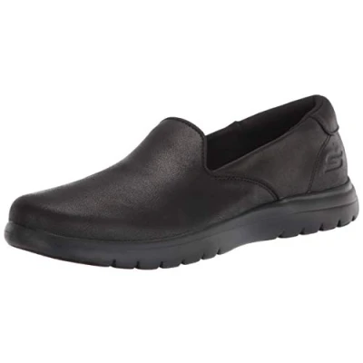 Afbeelding van Skechers On The go Flex Lavish platte slippers voor dames, zwart, 35.5 EU