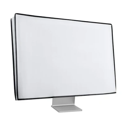 Afbeelding van kwmobile beschermhoes Monitor geschikt voor 27 28&quot; hoes Computerscherm cover Computer accessoires PC scherm stofkap in wit