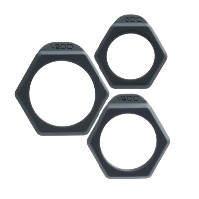 Afbeelding van Cockring Set Bolt Zwart