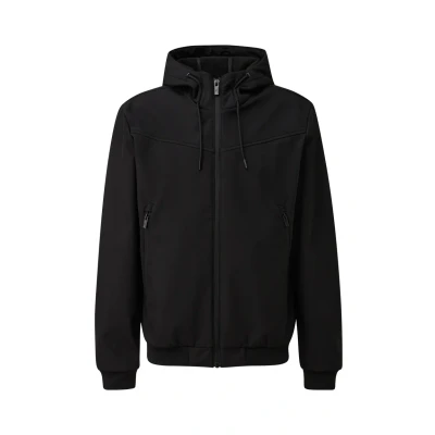 Afbeelding van QS Outdoorjas, Heren, Maat: Large, Schwarz
