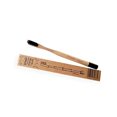 Afbeelding van Mohani, Handtandenborstel, Bambooack Tandenborstel Medium (Medium, 1 x)