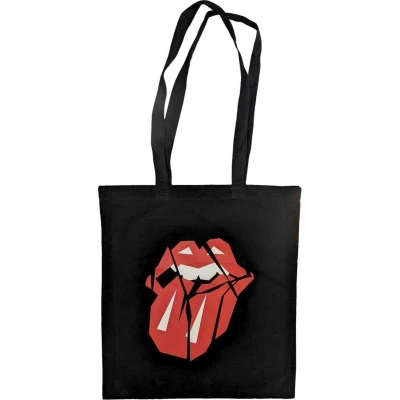 Afbeelding van The Rolling Stones Hackney Diamonds Shards Tote bag Zwart