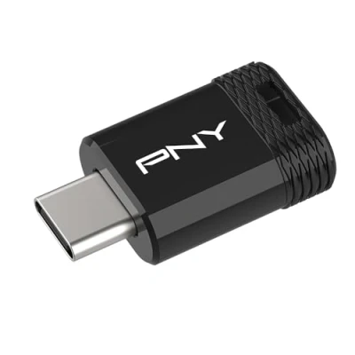 Afbeelding van PNY 128GB Elite X fit Type C USB 3.2 Flash Drive Geavanceerde prestaties tot 200 MB/s lezen, handige draagbare gegevensopslag, ultracompact ontwerp, aansluiting