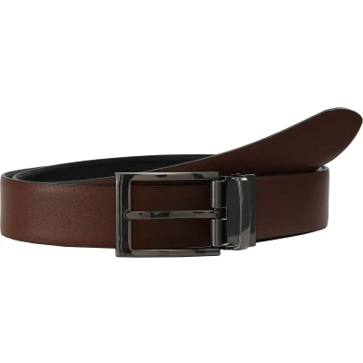 Afbeelding van LLOYD Leren Riem 2 in 1 Reversible Belt W120 Cognac / Black Bruine Zwart