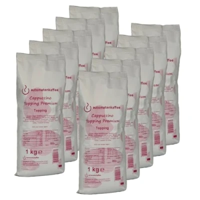 Afbeelding van Cappuccino Topping Premium 10 x 1000 g Automatisch geschikt melkpoeder