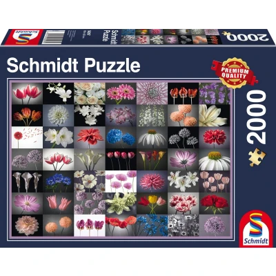 Afbeelding van Schmidt Bloemengroet, 2000 stukjes Puzzel 12+