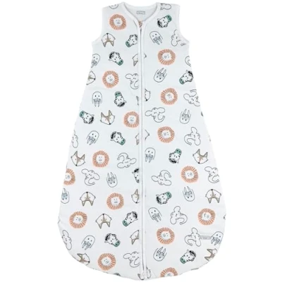 Afbeelding van Meyco baby Animal slaapzak rond gevoerd multicolour 110cm