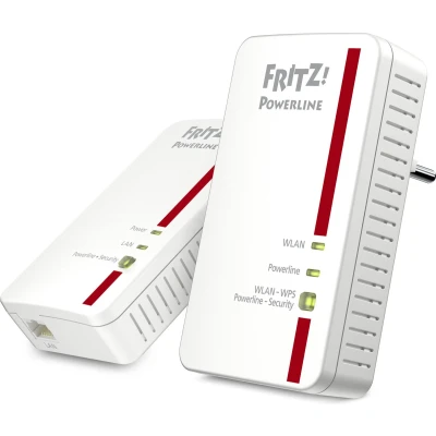 Afbeelding van AVM FRITZ!Powerline 1240E WLAN Set Powerline WiFi starterkit 20002745 1200 MBit/s