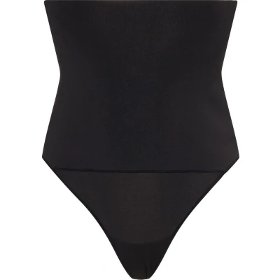 Afbeelding van Maidenform Tame Your Tummy High Waist String Vrouwen Onderbroek Zwart Maat M