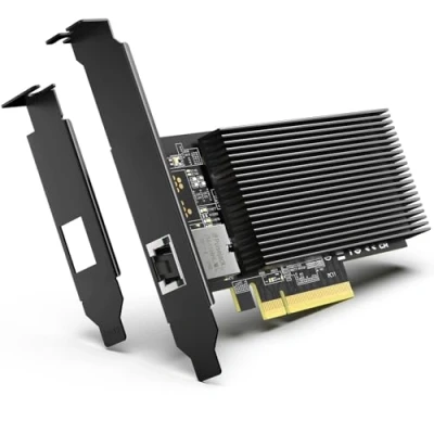Afbeelding van 10G PCI E netwerkkaart met 10 Gbps Dual RJ45 poorten, Intel X540 T2 Conroller