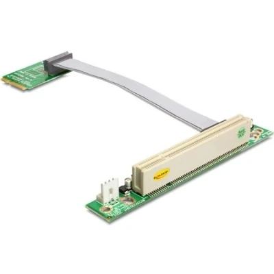 Afbeelding van MiniPCIe riser kaart &gt; PCI 32bit/5V links 13 cm kabel Delock