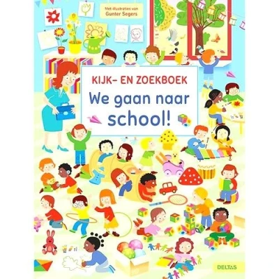 Afbeelding van Deltas Kijk en zoekboek We gaan naar school