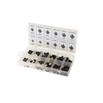 Afbeelding van HBM 200 Delig Inbus Stelschroeven Assortiment Metrisch