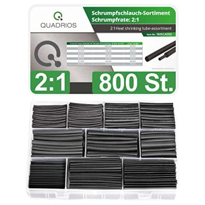Afbeelding van Krimpkousenset, zwart, 2:1, 800 stuks in doos