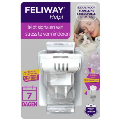 Afbeelding van Feliway Help! Diffuser Kit Anti stressmiddel per stuk (7 Dagen)