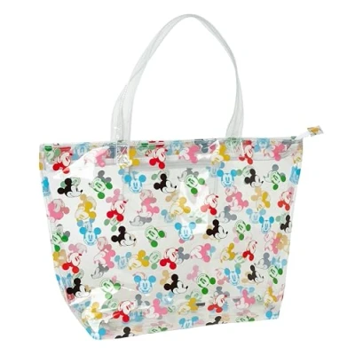 Afbeelding van Handtas Dames Minnie Mouse Beach Transparant