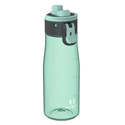 Afbeelding van Super Sparrow Drinkfles, Waterfles 1L BPA Vrij, Lekvrije Ideale Tritan Sportfles voor Sport, Fiets, Fitness, Universiteit, Buiten Licht, Duurzaam Drinkfles