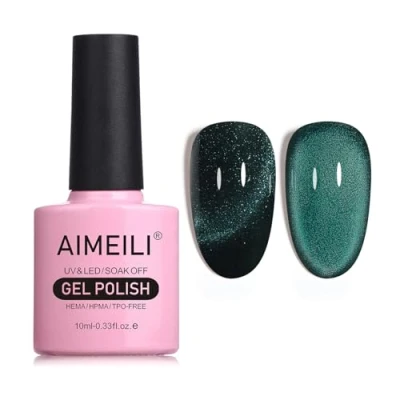 Afbeelding van AIMEILI Hema Free Cat Eye Gel Nagellak UV LED Gellack Soak Off Vegan Cruelty Polish 10ml (764)