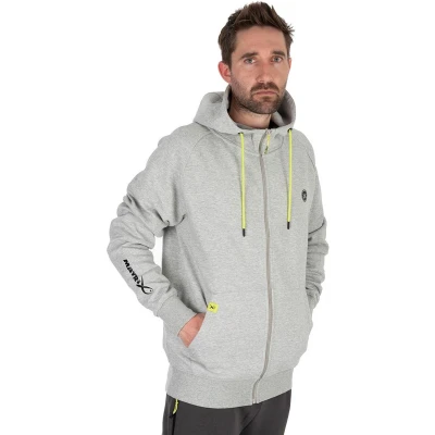 Afbeelding van Matrix Full Zip Hoody Marl Grey/Lime (Black Edition) Vesten &amp; truien Small