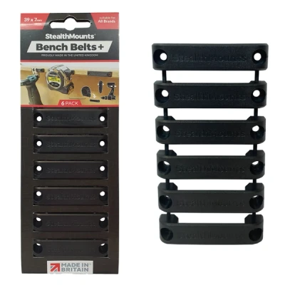 Afbeelding van StealthMounts BB PL BLK 6 Gereedschapshouder Zwart Stuks