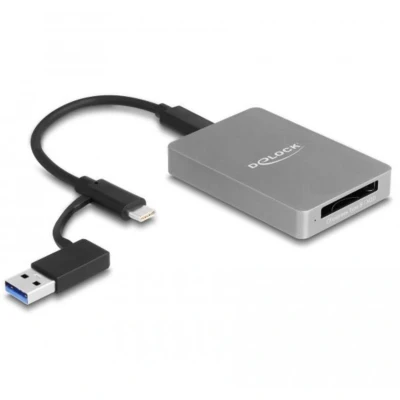 Afbeelding van Delock USB Type C™ Card Reader im Aluminium Gehäuse für CFexpress