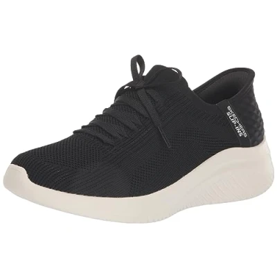 Afbeelding van Skechers Dames Hands Free Ultra Flex 3.0 Brilliant Path Sneakers, zwart, 36 EU Breed