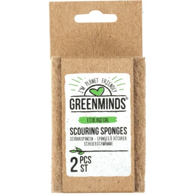 Afbeelding van 6x Greenminds Schuursponzen 2 stuks