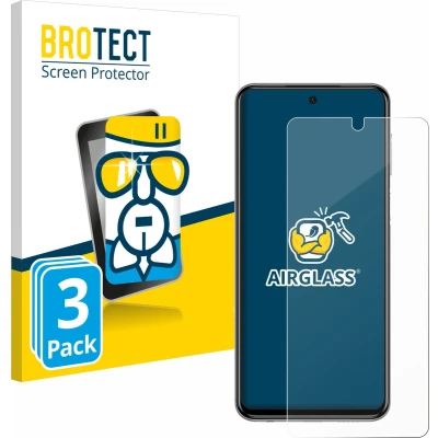 Afbeelding van BROTECT Screenprotector voor Xiaomi Redmi Note 9 Pro Folie Beschermfolie Beschermglas transparant (3 Stuks)
