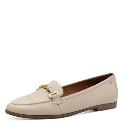 Afbeelding van Tamaris Instappers, Dames, Maat: 42, Ivory leather Leer