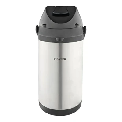 Afbeelding van Pioneer Kolven Rvs Airpot Warm Koud Water Thee Koffiedispenser Conferentie Event Flask, 4 liter