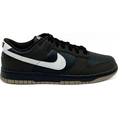 Afbeelding van Nike Sportswear DUNK Sneakers laag, Dames, Maat: 41, Black/summit white/brown/khaki Hoogwaardig imitatieleer