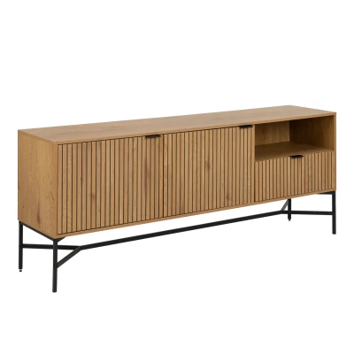 Afbeelding van Dressoir Jaipur 2 deuren/1 lade in eikkleur