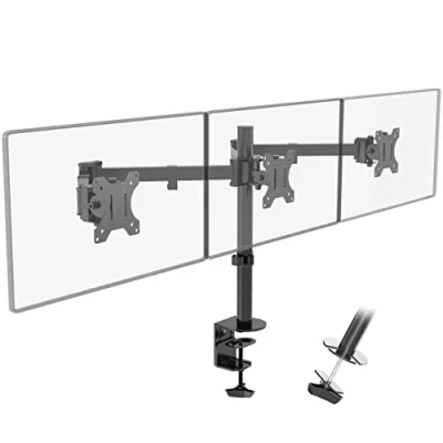 Afbeelding van PUTORSEN Desktop PC monitor voor 3 LED LCD schermen van 13 &quot; 27&quot; Clamp Uitgerust met maximale belasting 7 kg per