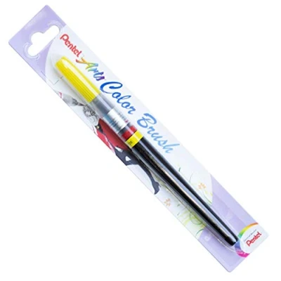 Afbeelding van Brushstift Pentel Lemon Geel XGFL 105X