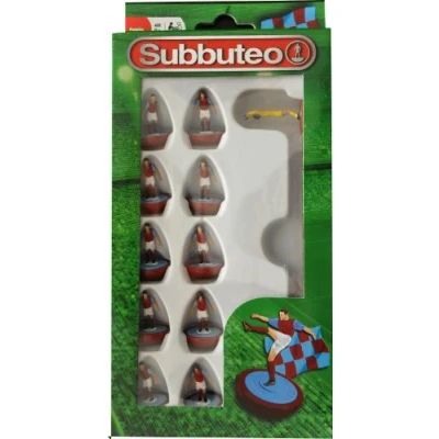 Afbeelding van Subbuteo Football Team Set (Claret/ Blue)