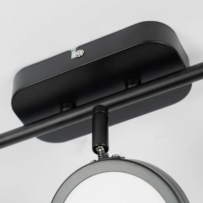 Afbeelding van Lindby buitenspot CCT 3lichts IJzer, metaal H: 20.2 cm GX53 zwart Inclusief lichtbronnen