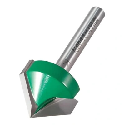 Afbeelding van Trend C045X1/4TC afschuining V groefsnijder hoek = 45 graden, zilver