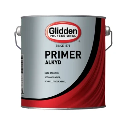 Afbeelding van glidden alkyd primer wit 2.5 ltr