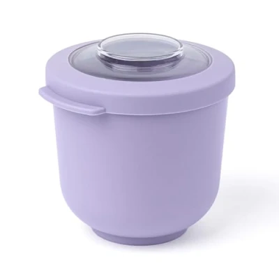 Afbeelding van Amuse Tylla Lavender Life Bowl Lunchbox Perfect Afsluitbare Verhouddoos Voor onderweg Vaatwas, magnetron, en diepvriesbestendig Paars 500 ml