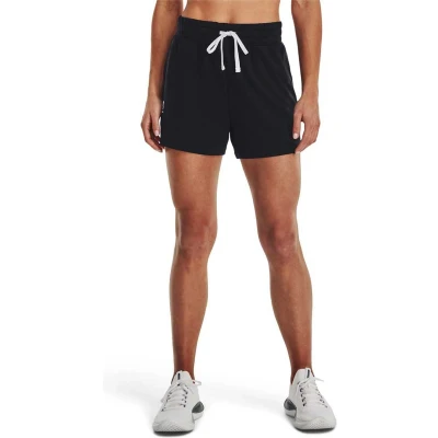 Afbeelding van Damesshort Under Armour UA Rival Terry in Zwart